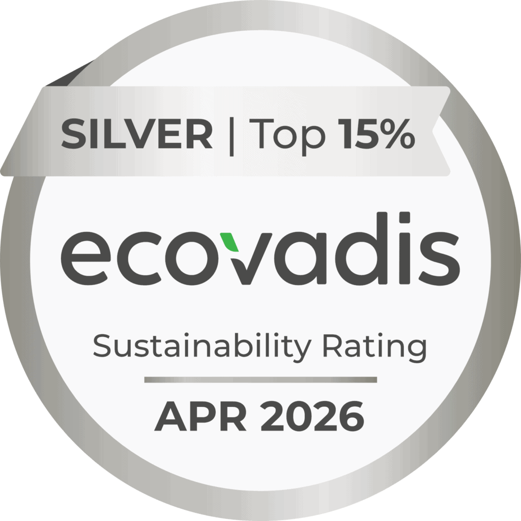 Vision Linens has been awarded a silver Ecovadis rating in April 2026
